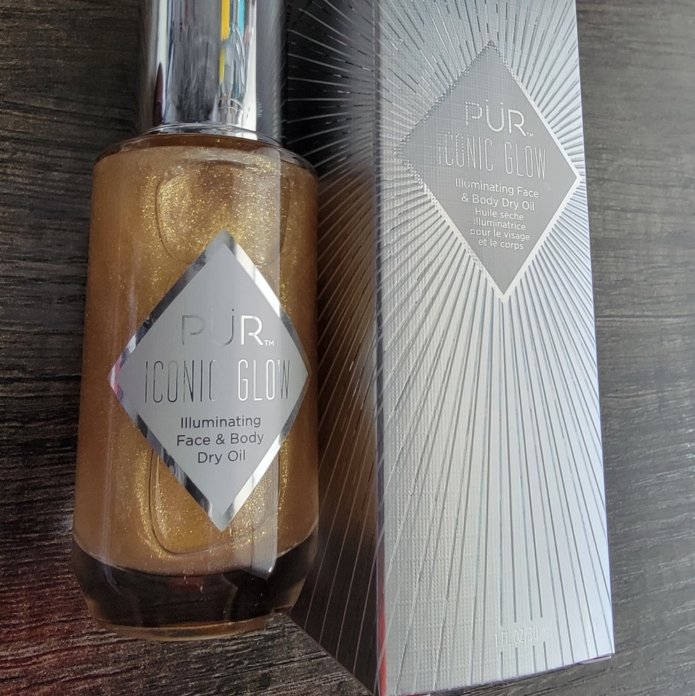 PUR Cosmetics Iconic Glow Illuminating Face & Body Dry Oil Dry Body Oil New